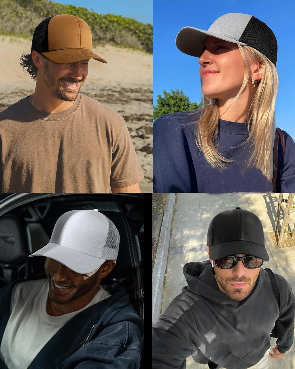 FURTALK Structured Mesh Trucker Hat – Everyday Cool with a Retro Twist