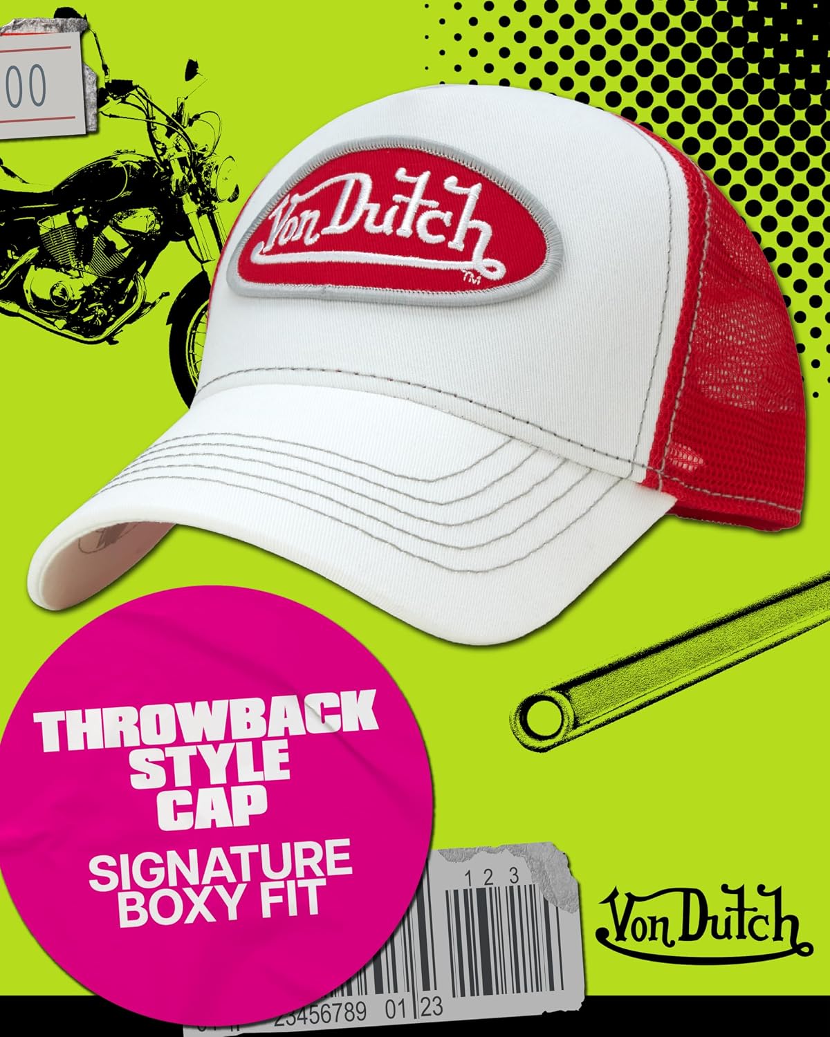 Von Dutch Colorblock Trucker Hat – a low‑key style upgrade
