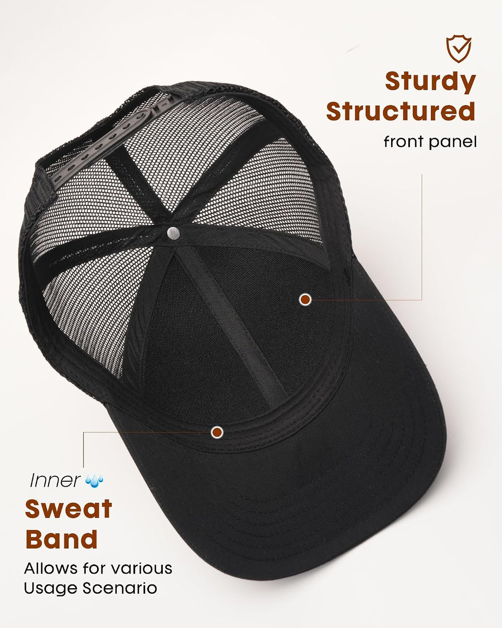 FURTALK Structured Mesh Trucker Hat – Everyday Cool with a Retro Twist