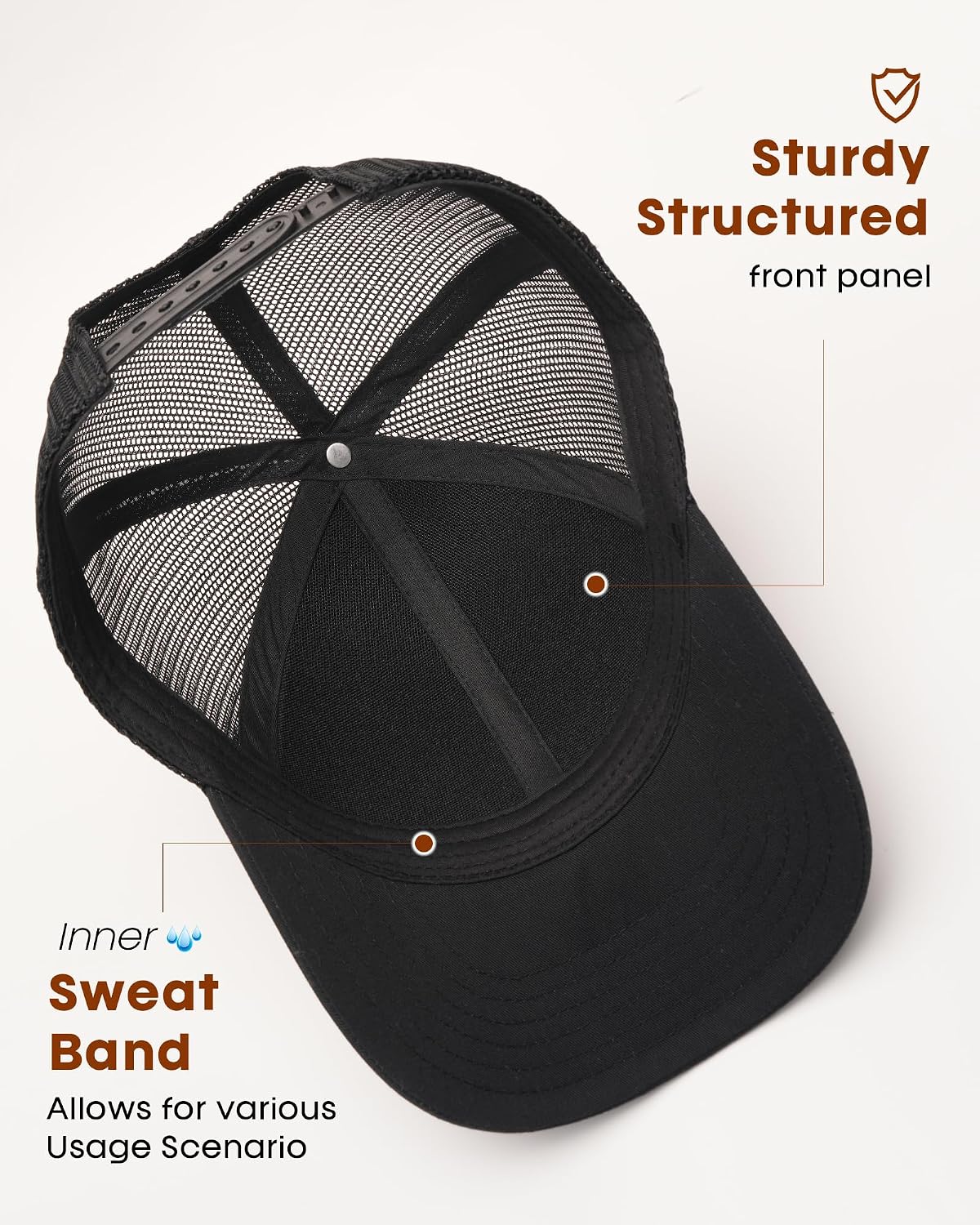 FURTALK Structured Mesh Trucker Hat – Everyday Cool with a Retro Twist